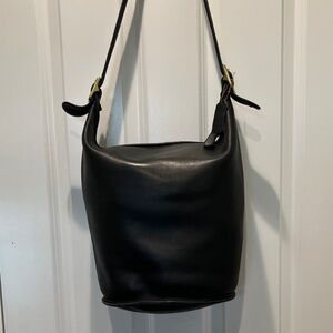Vintage Coach bucket bag large